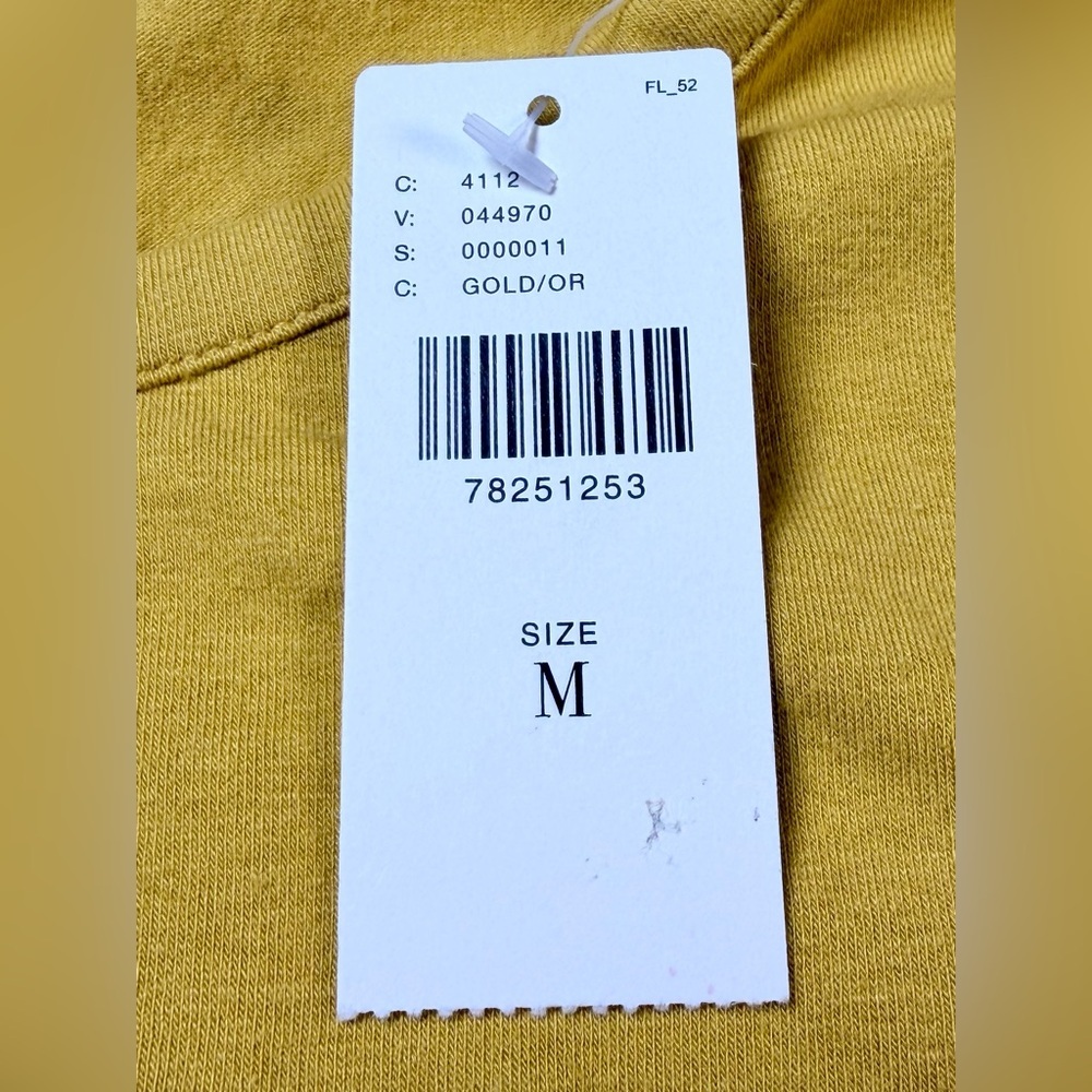 By Anthropologie Long Sleeve Tee Size Medium NWT - Picture 9 of 9